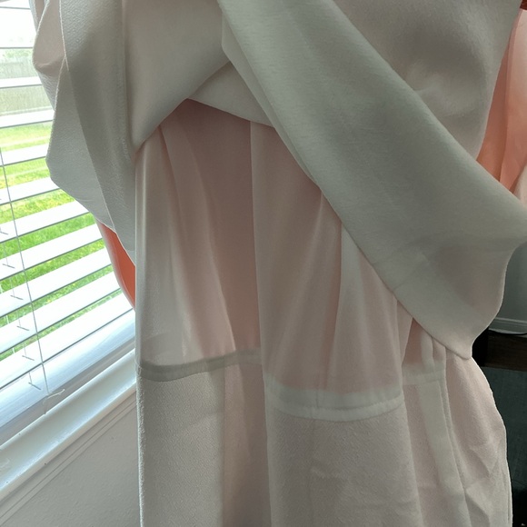 Sophie Rue White Blazer Dress Sleeveless Deep V Mini Size M - Picture 7 of 11